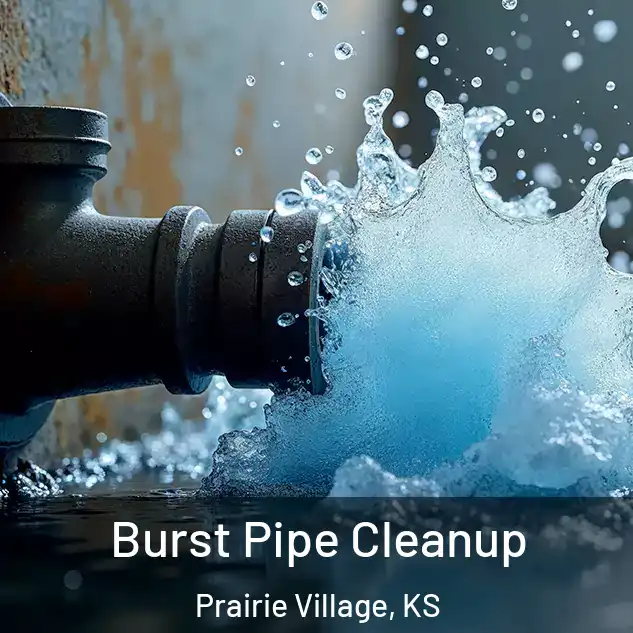  Burst Pipe Cleanup Prairie Village, KS
