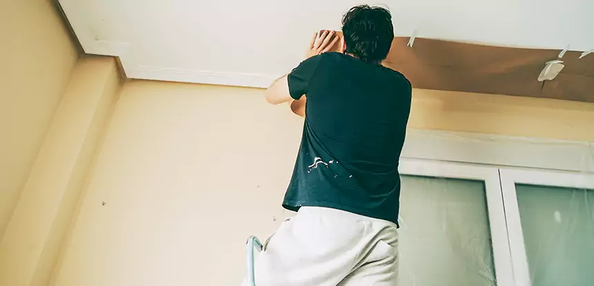 Ceiling Water Damage Repair in Prairie Village