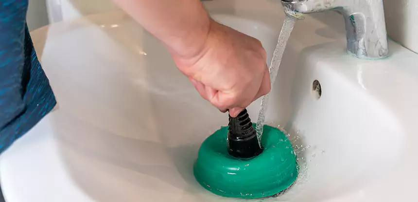 Sink Standing Water Blockage Removal in Prairie Village