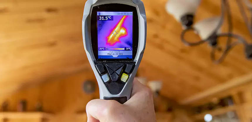 Infrared Camera Roof Leak Detection in Prairie Village