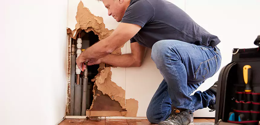 Broken Pipe Water Damage Repair in Prairie Village
