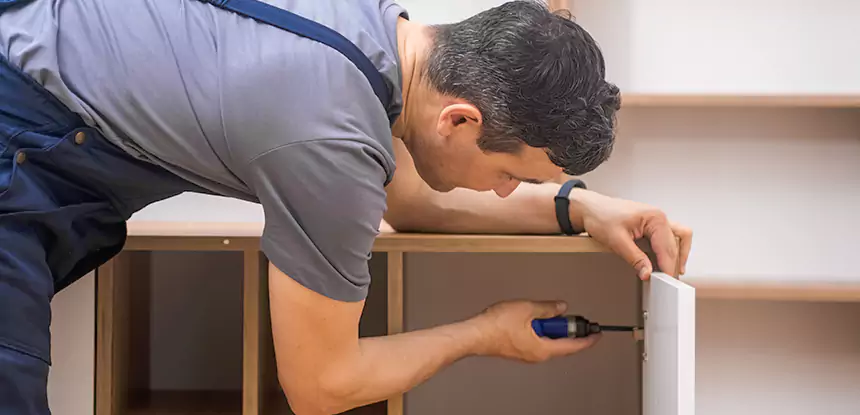 Water Damaged Cabinet Repair in Prairie Village